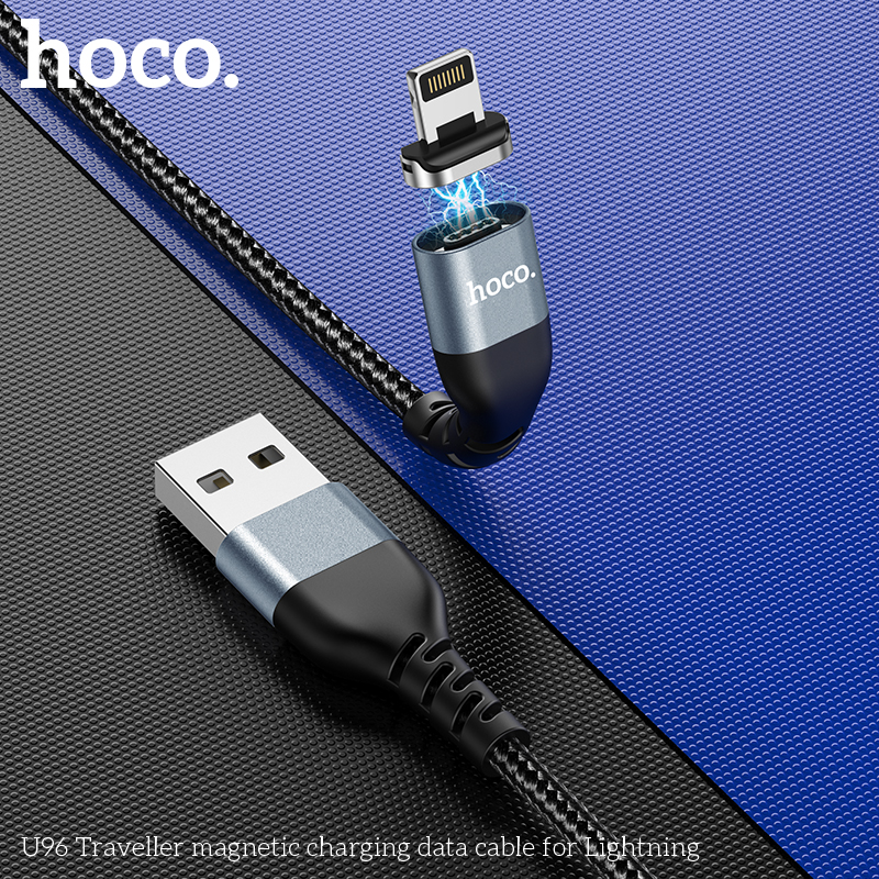 Cáp sạc hút nam châm HOCO U96 chân Lightning dùng cho iPhone / iPad