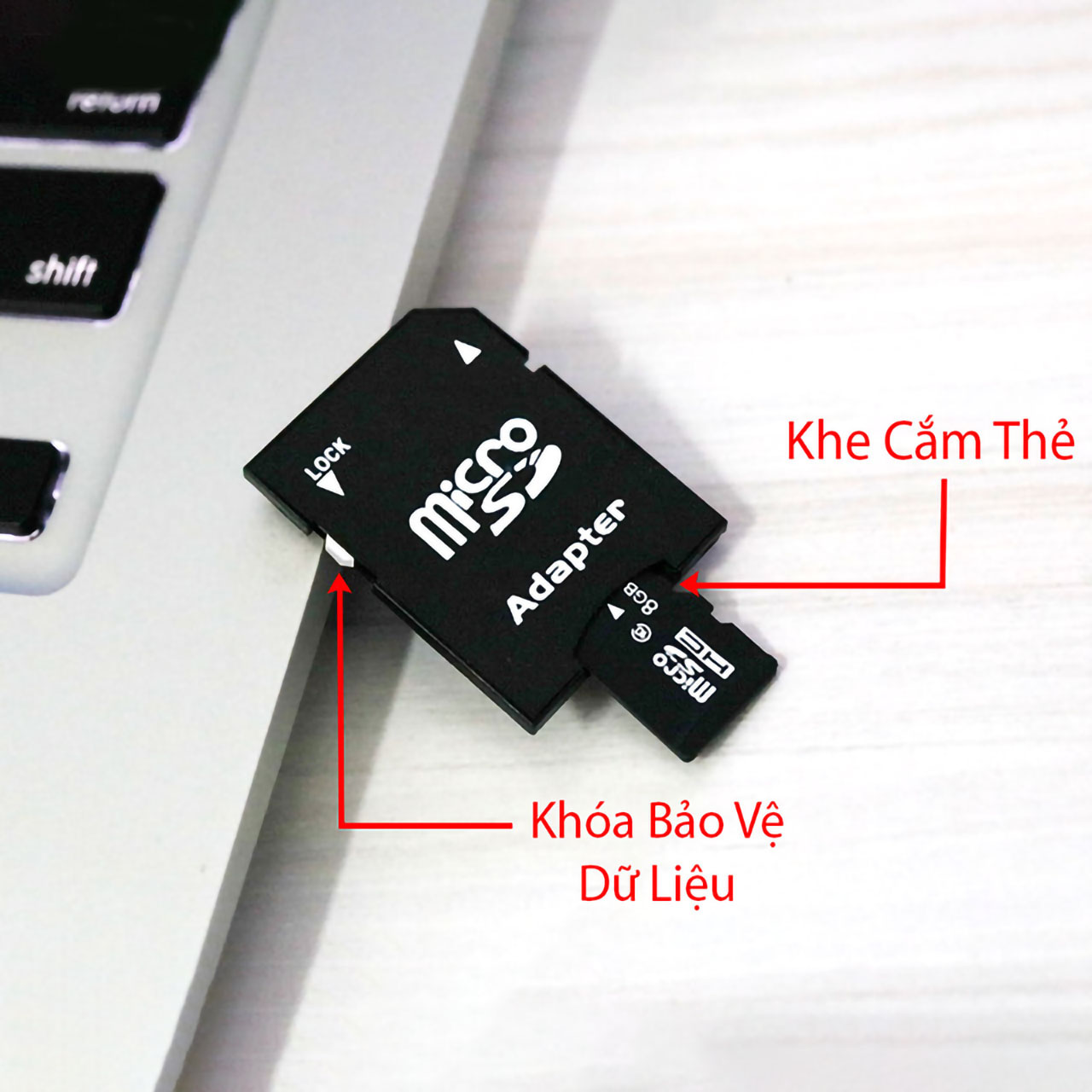 Áo Thẻ Nhớ (Không Kèm Thẻ), Adapter Thẻ Nhớ Micro SD (TF) Sang SD
