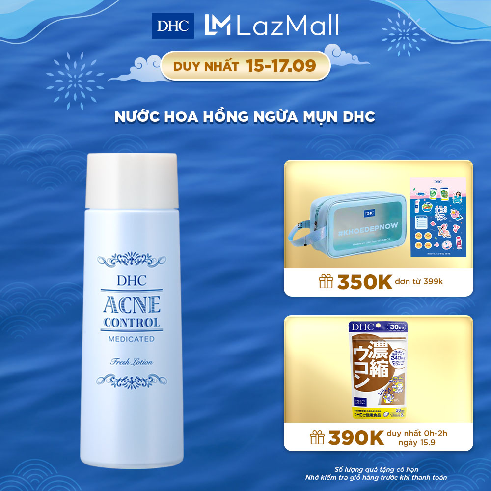 Lotion ngừa mụn DHC Acne Control Fresh Lotion 160ml
