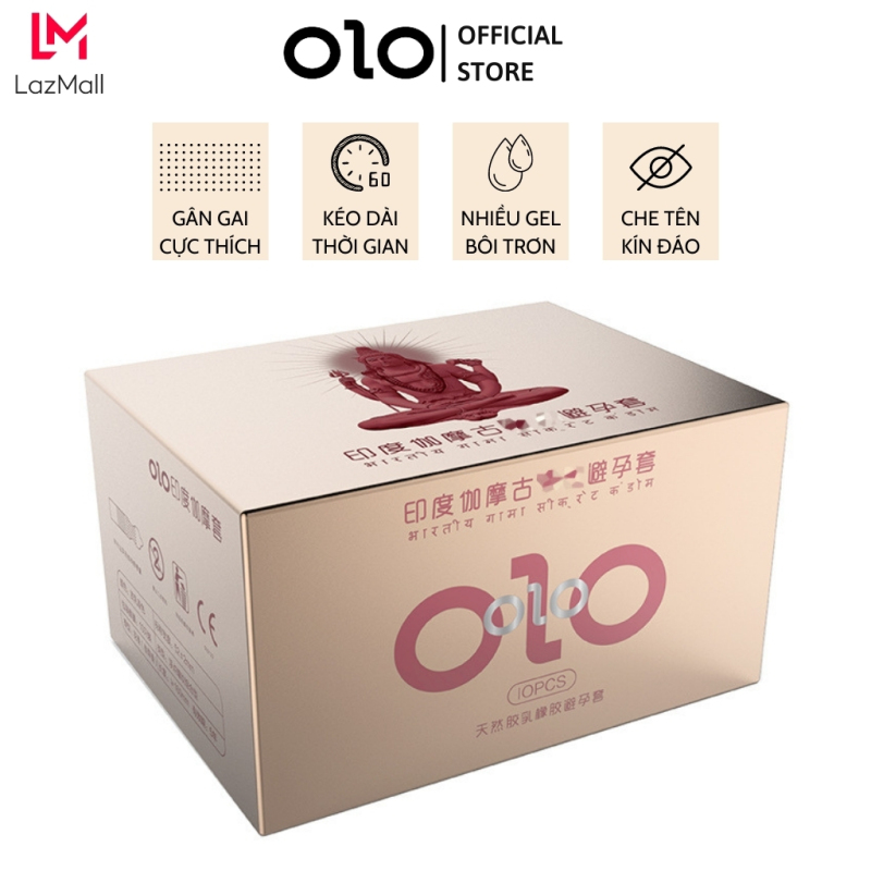 Bao cao su OLO 0.01 India Gamma Formula - Hộp 10 bcs
