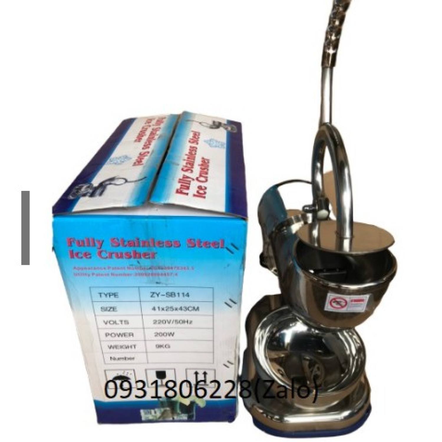 Máy bào đá inox 2 lưỡi ZY-HK 400