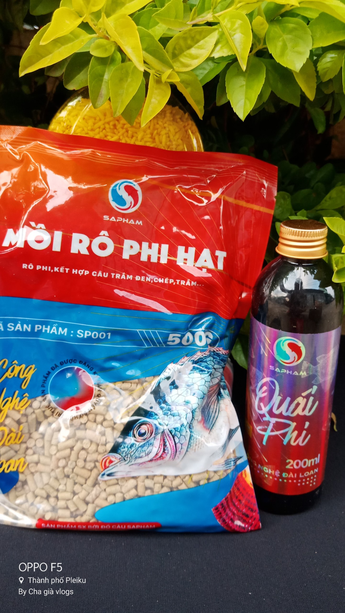 COMBO mồi rô phi hạt sap phạm VÀ quái phi sa phạm