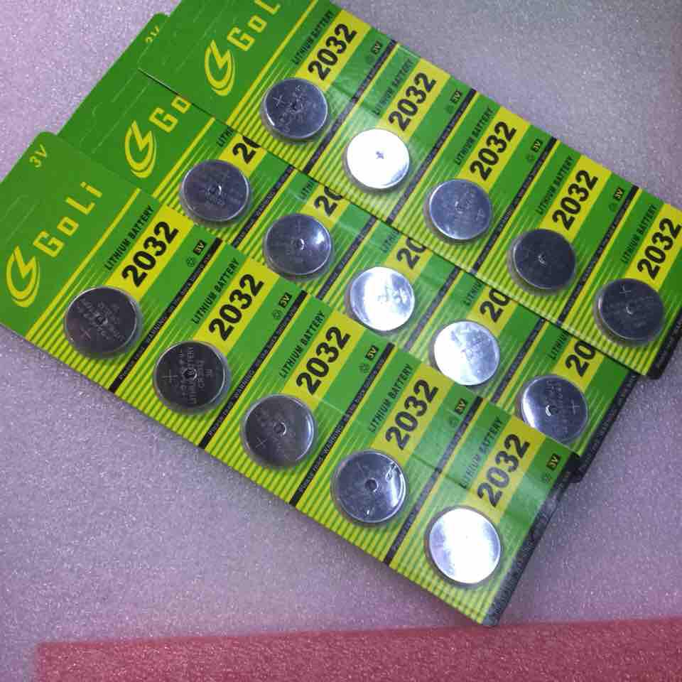 3 vỉ pin GOLI 2032/2025/2016 -3 v dẹt