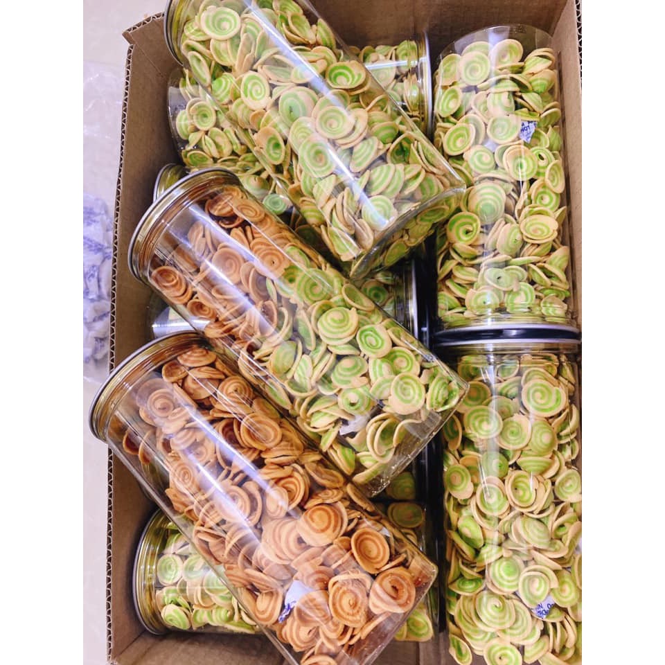 Bánh Tai Heo Nhí Mix 2 Màu (Hủ PeP 350G)