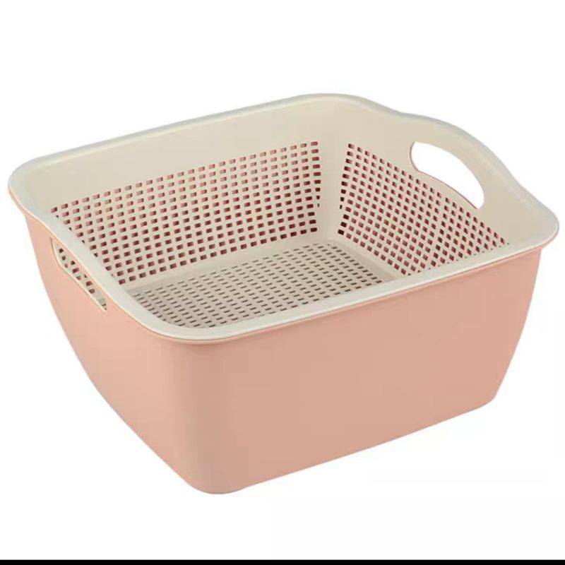 Bộ chậu rổ 2 lớp kiểu Hàn cao cấp 1321