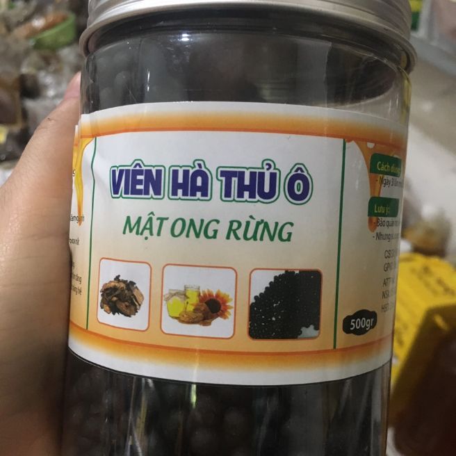 500g viên hà thủ ô mật ong rừng