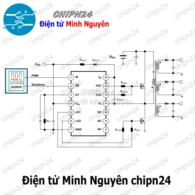 [1 con] (ST) IC Dán FAN7383 FAN7383MX SOP-14 Hàng Tốt (SMD) - HH007502