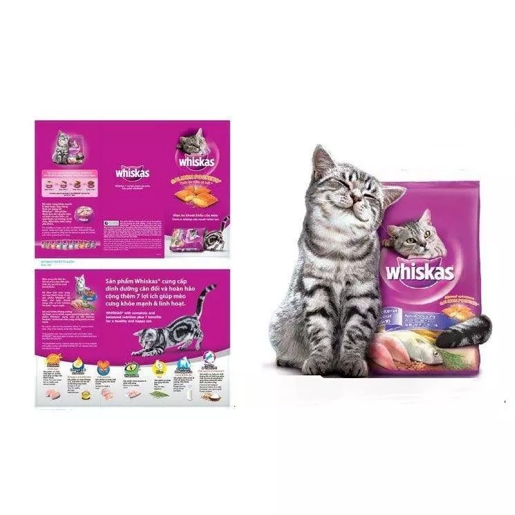 THỨC ĂN HẠT CHO MÈO LỚN WHISKAS VỊ CÁ THU - SP005306