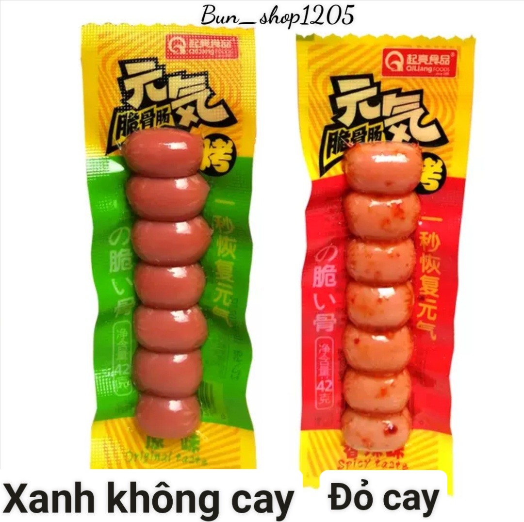 Xúc xích sụn gà non dài/bi 7 viên