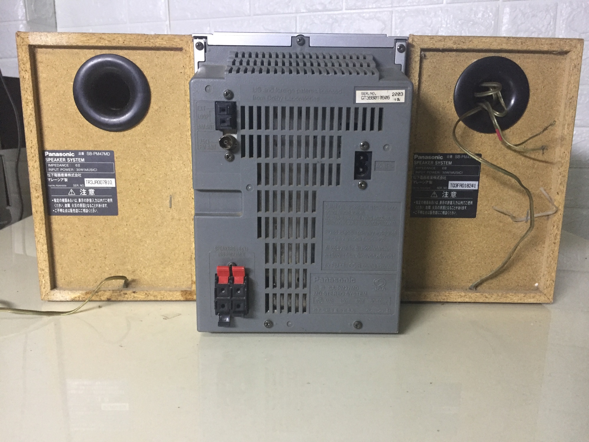 Dàn panasonic pm27