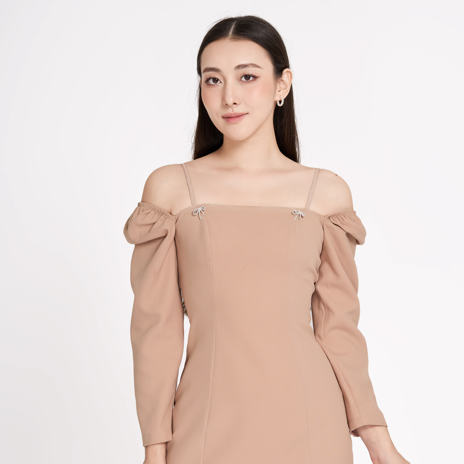 Đầm mini ôm bố thái Maybi