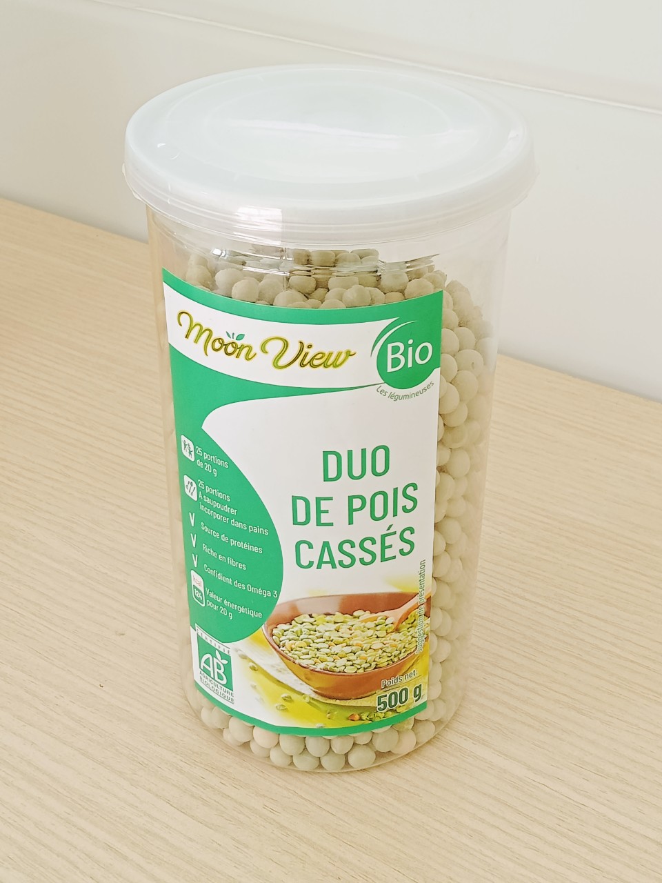 Đậu Hà Lan Nguyên Hạt Hũ 500g .