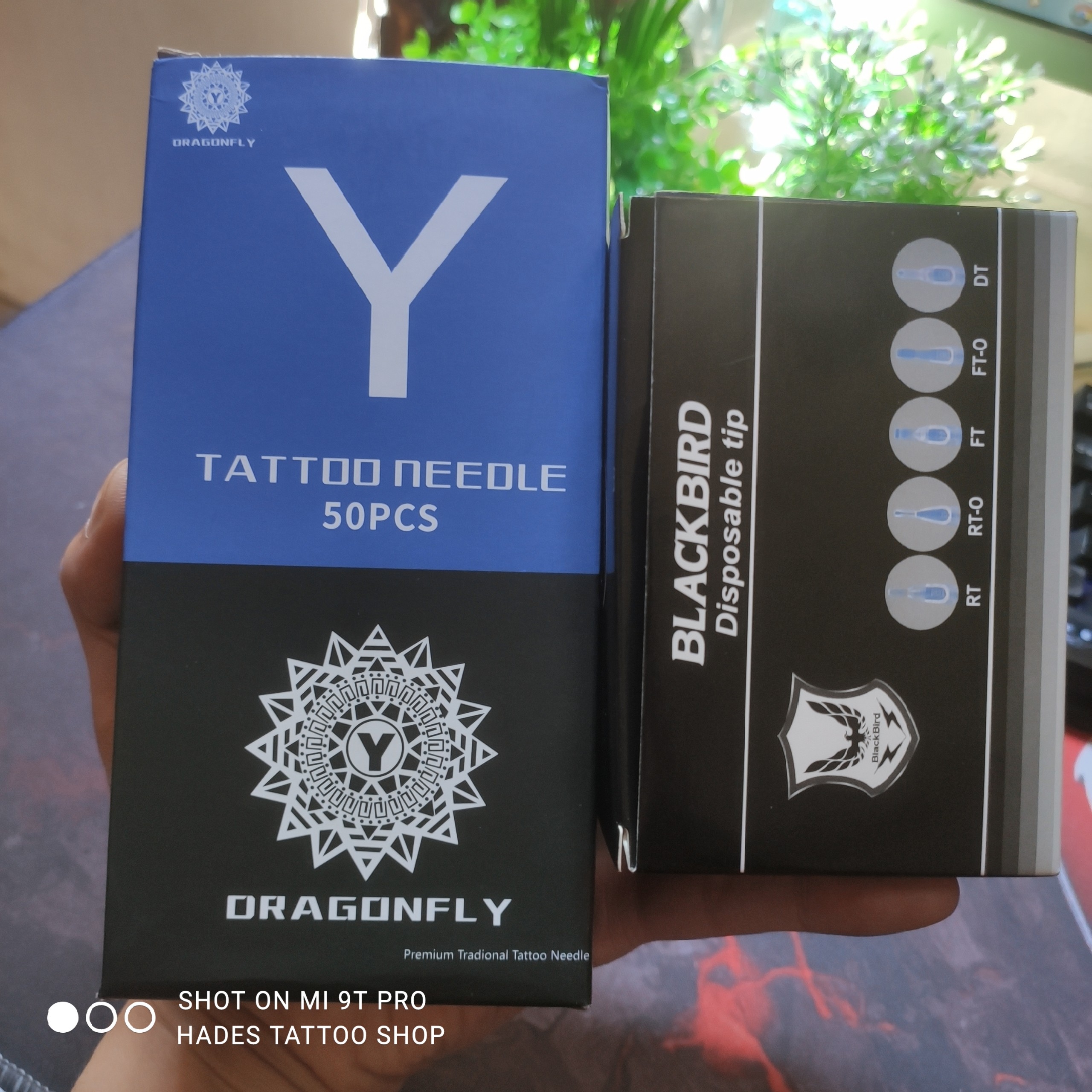 Bộ kim xăm + ngòi 3RL chạy khung Dragonfly