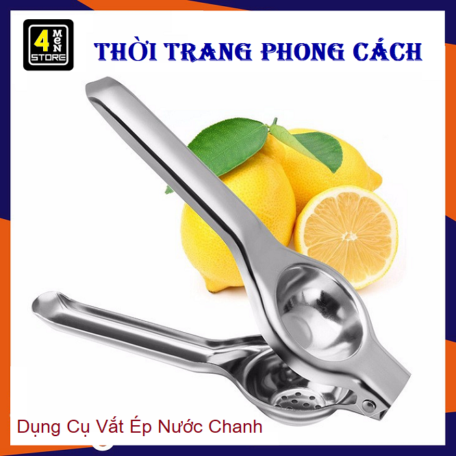 Dụng cụ vắt ép nước chanh tiện dụng - dụng cụ vắt chanh inox cao cấp