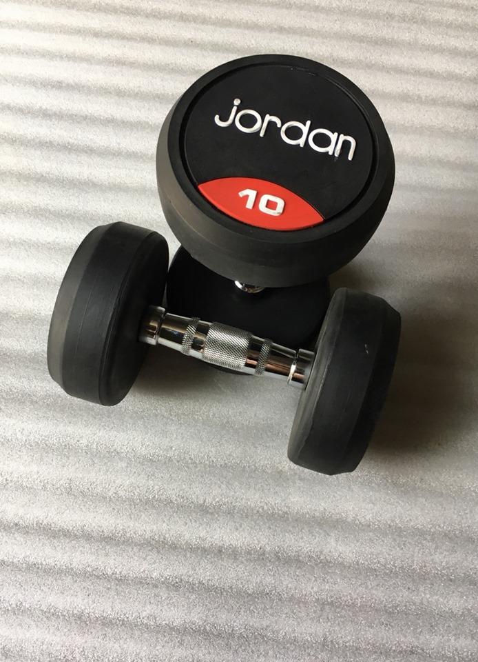 Tạ tay cao su jordan 10kg (1 đôi)