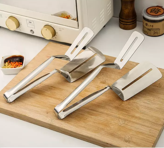 Shovel Flip map fried clip steak frying fish multi-purpose type large stainless steel 304 high-end ultra-durable