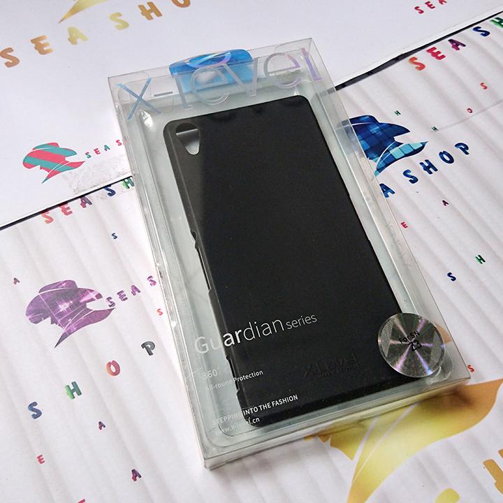 Ốp lưng Sony Xperia Z3 Silicon đen XLEVEL