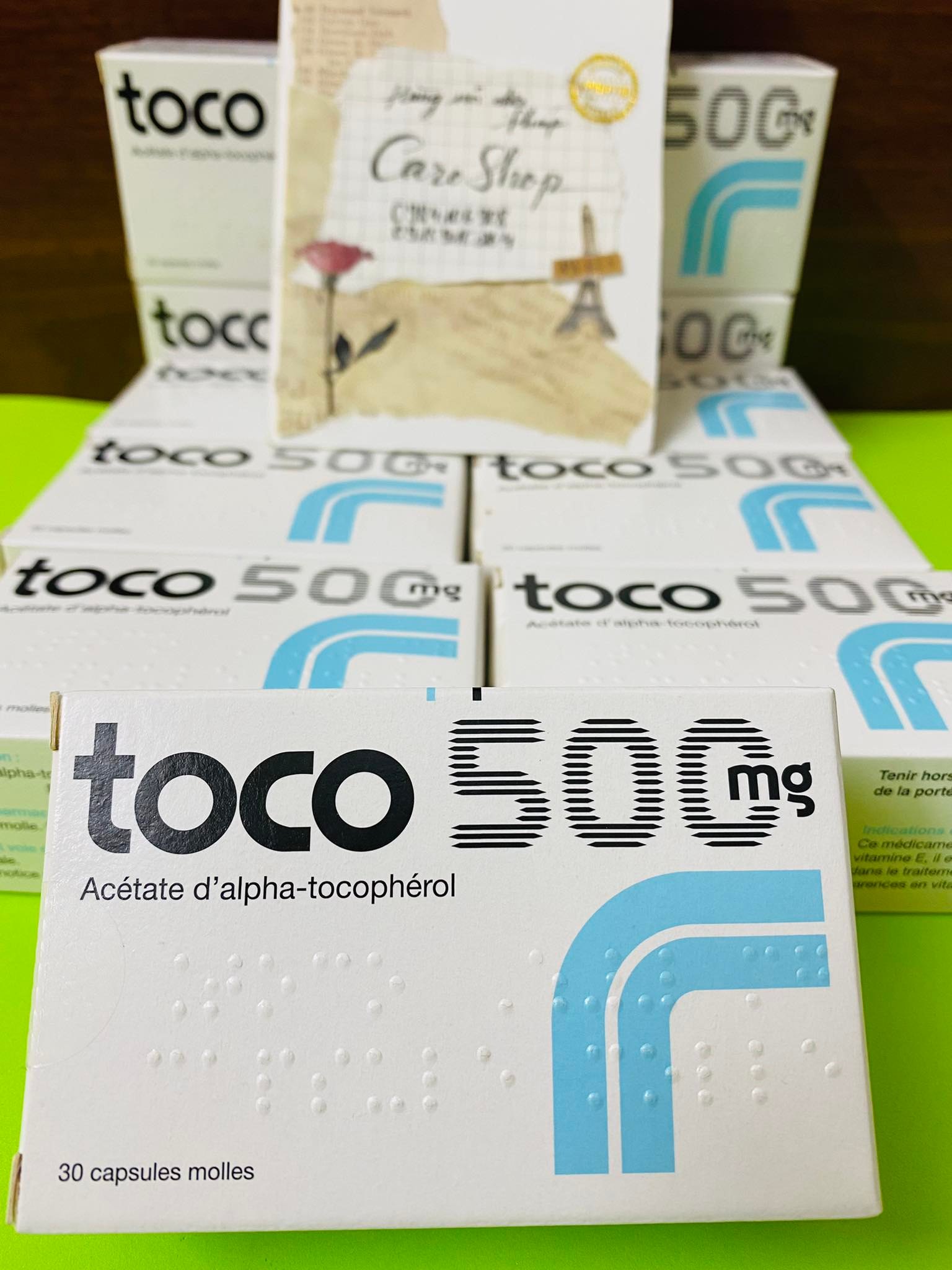 Vitamin E Toco 500mg Arkopharma Hộp 30 Viên Nội Địa Pháp Hỗ Trợ Làm Sáng Da Mịn Màng, Tóc Chắc Khỏe
