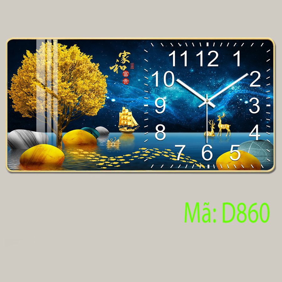Tranh Đồng Hồ Tráng Gương