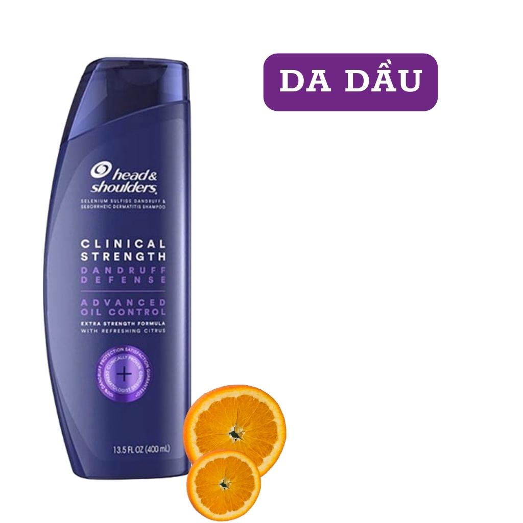 Dầu Gội Sạch Gàu Head & Shoulders Clinical Strength 400ml