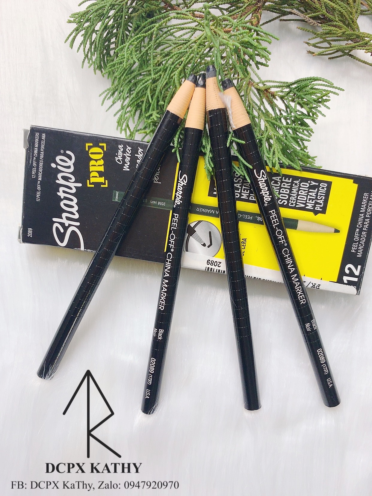 Chì đá Sharpie( đỏ, đen, trắng)