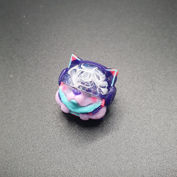Artisan Keycap nút bàn phím cơ Sirius 006 xanh tím