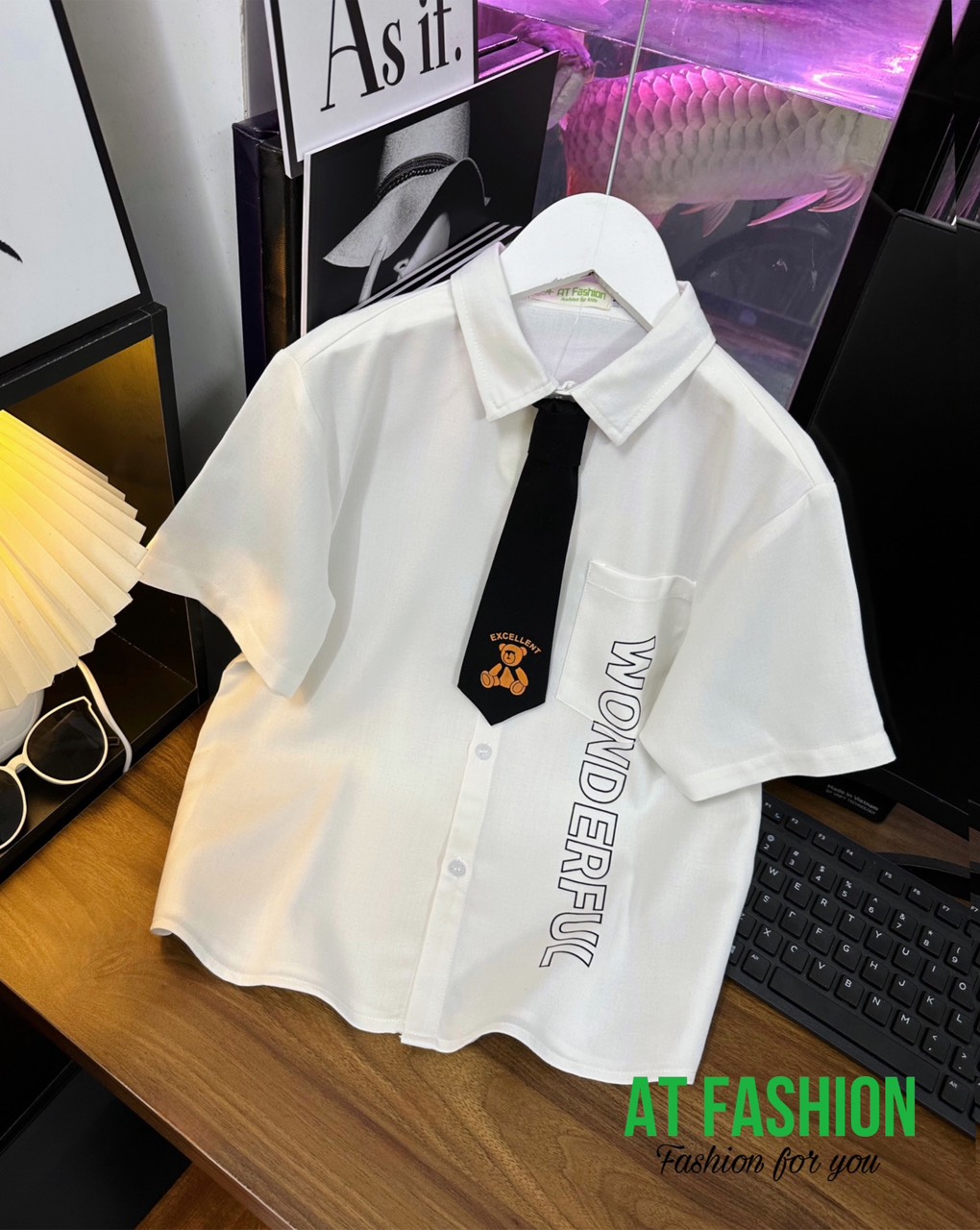 Mcbb 25-46 kg tặng cà vạt áo sơ mi bé trai áo sơ mi tay ngắn bé trai áo cộc tay bé trai áo sơ mi trắng cho bé trai áo sơ mi trẻ em áo có cổ bé trai áo sơ mi dài tay bé trai áo sơ mi ngắn tay bé trai tay dài đồng phục học sinh cotton áo bé trai áo trẻ em