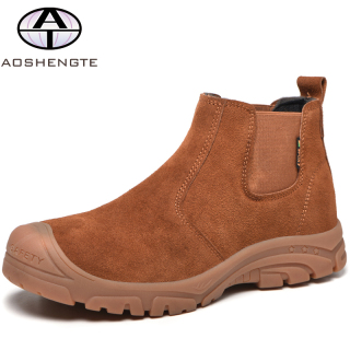 AOSTE Giày bảo hộ mùa đông giày bốt không thể phá hủy giày bảo hộ lao động thumbnail