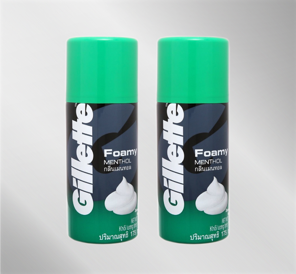 Bọt Cạo Râu Gillette Hương Bạc Hà 175g