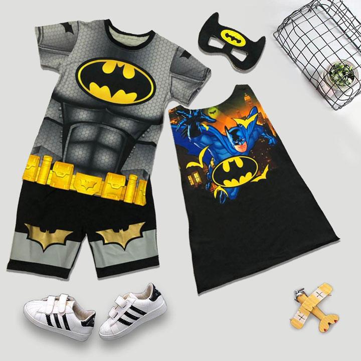 [HCM]Bộ lửng 3D batman cơ bắp bé trai LV3