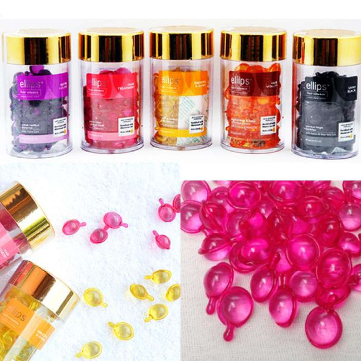 Vitamin dưỡng tóc Ellips hộp 50 viên