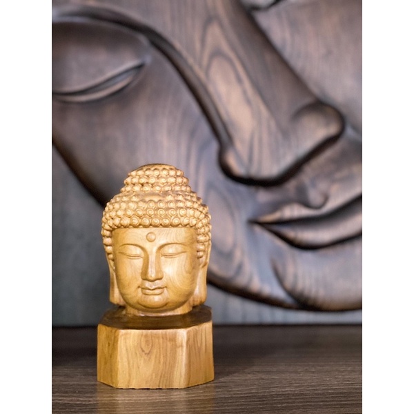 Phù điêu Phật/Tranh gỗ diện phật Decor/ trang trí