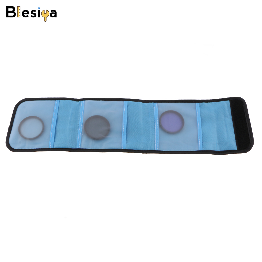 Bộ Lọc Blesiya, Túi Phân Cực UV CPL FLD + Cho Ống Kính Máy Ảnh DSLR