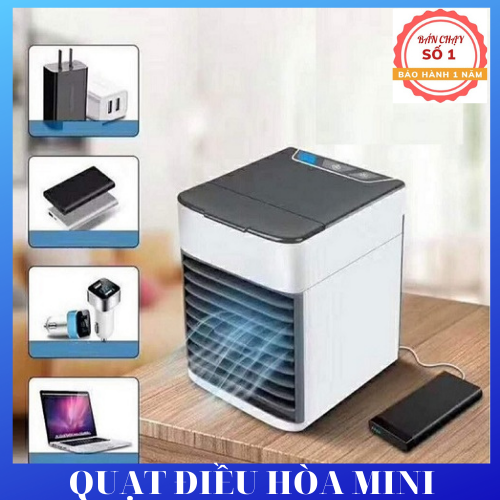 Quạt Điều Hòa Mini Để Bàn Nhỏ Gọn - Điều Hoà Hơi Nước Mini Công Nghệ Hàn Quốc Siêu Mát