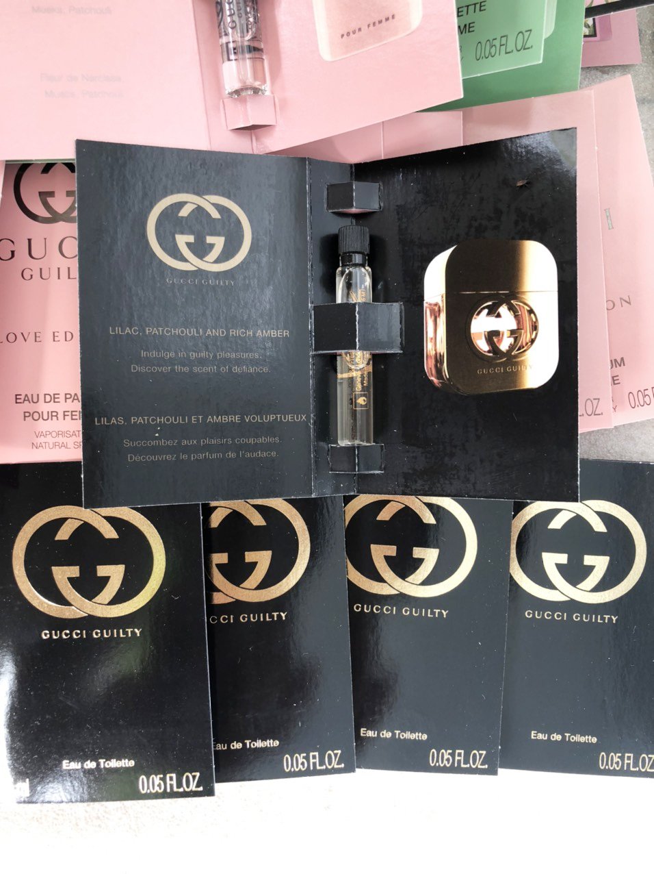 Mẫu thử Nước Hoa Vial Gucci các mùi