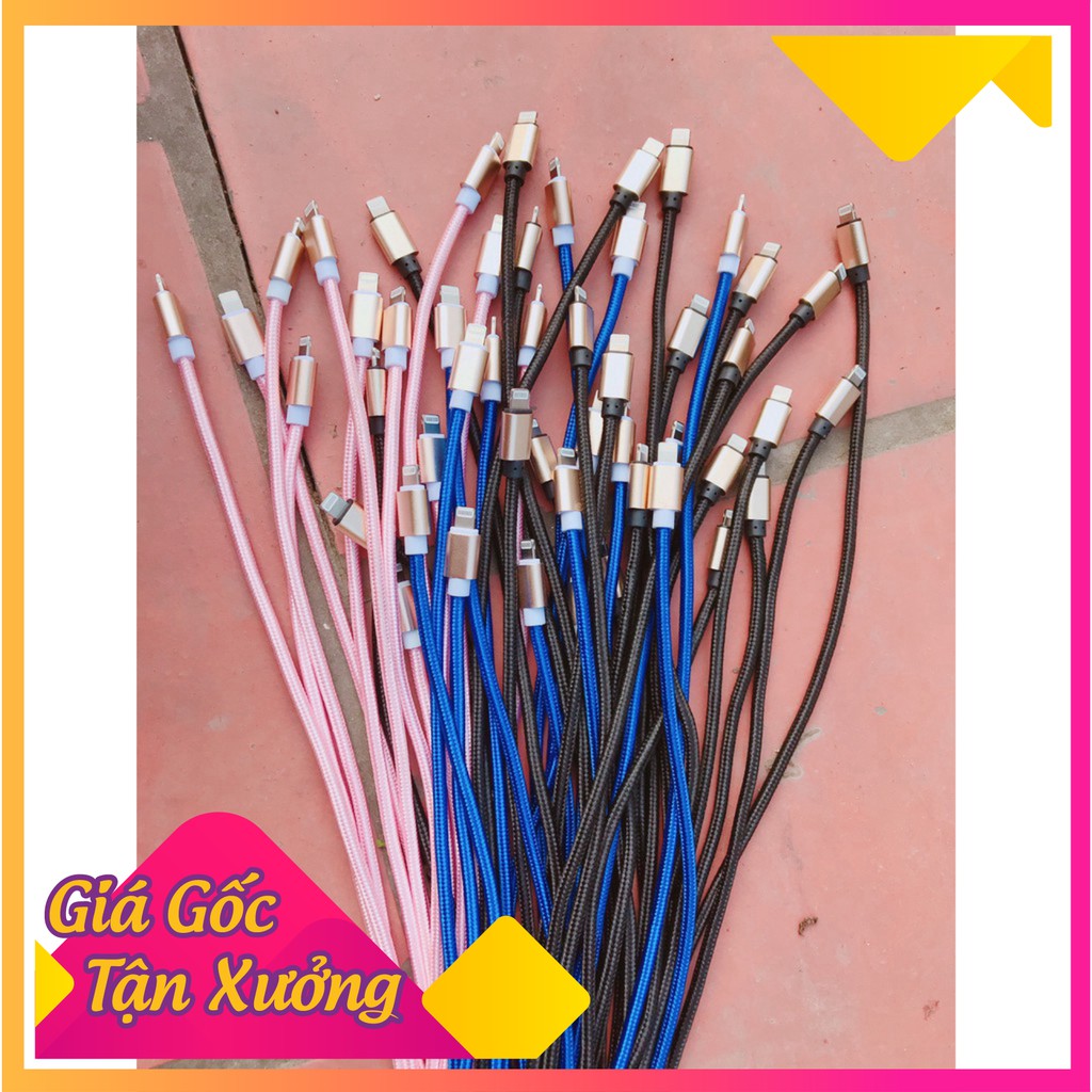 Dây Sạc IPHONE Và ANDROID Dài 3m Bọc Dù Siêu Bền