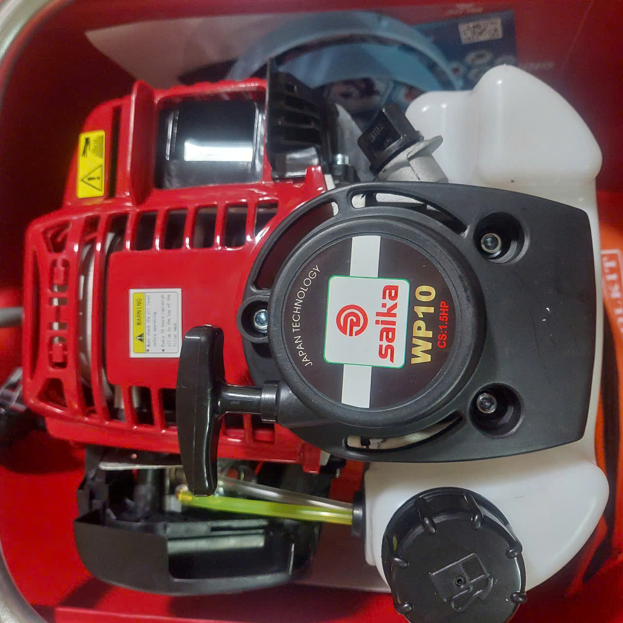 Máy bơm thuyền thả nổi OSAIKA GX35 4 thì dây phun dài 4m - Máy bơm xuồng