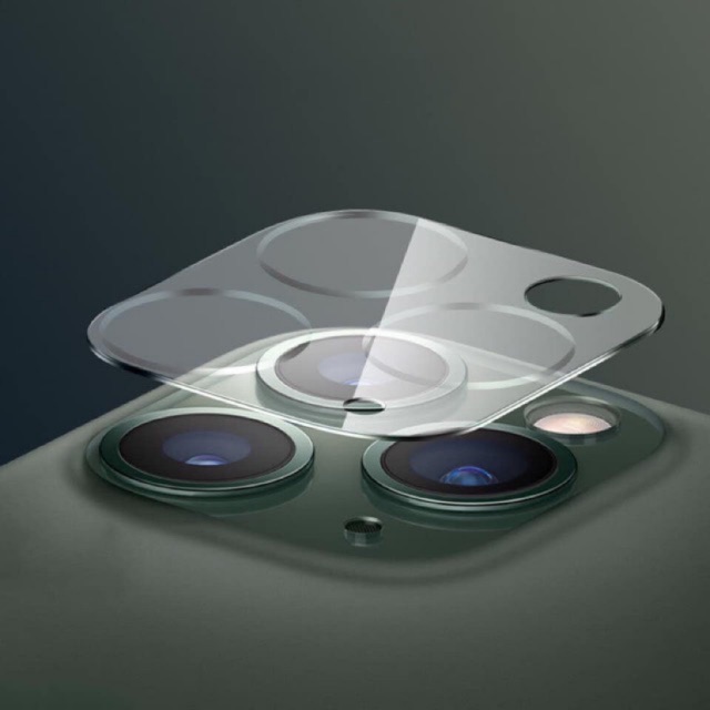 KÍNH CƯỜNG LỰC CAMERA IPHONE 11,  IPHONE 11 PRO,  IPHONE 11 PRO MAX - FULL CAM VÀ MẮT CAM