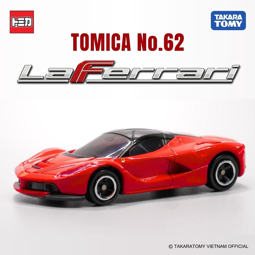 Xe mô hình Tomica Ferrari No.62 LaFerrari 101840