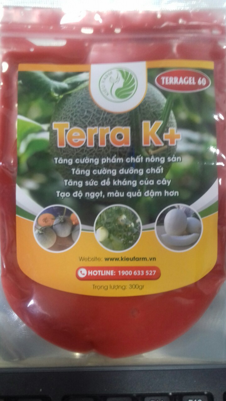 Phân bón Kali gel Terra K_KIEUFARM_Tạo độ ngọt, màu quả đẹp, tăng cường phẩm chất nông sản