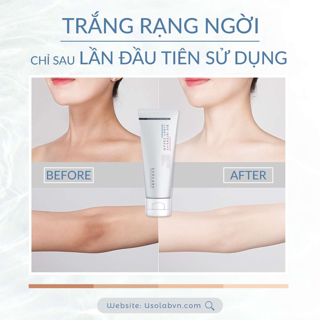 [Hàng Công Ty] Kem dưỡng trắng da body USOLAB LIGHT INTENSIVE CREAM 250ml