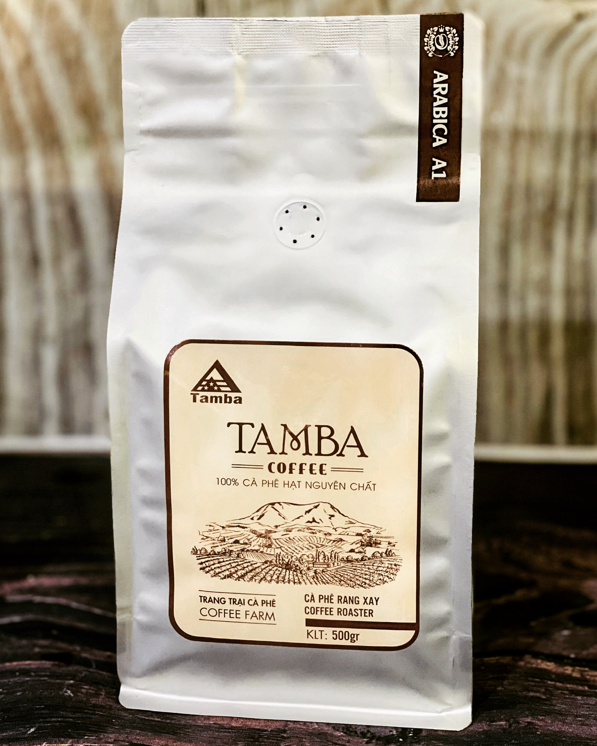 Cà phê hạt Arabica - Light Roast - Tamba Coffee - 500gr