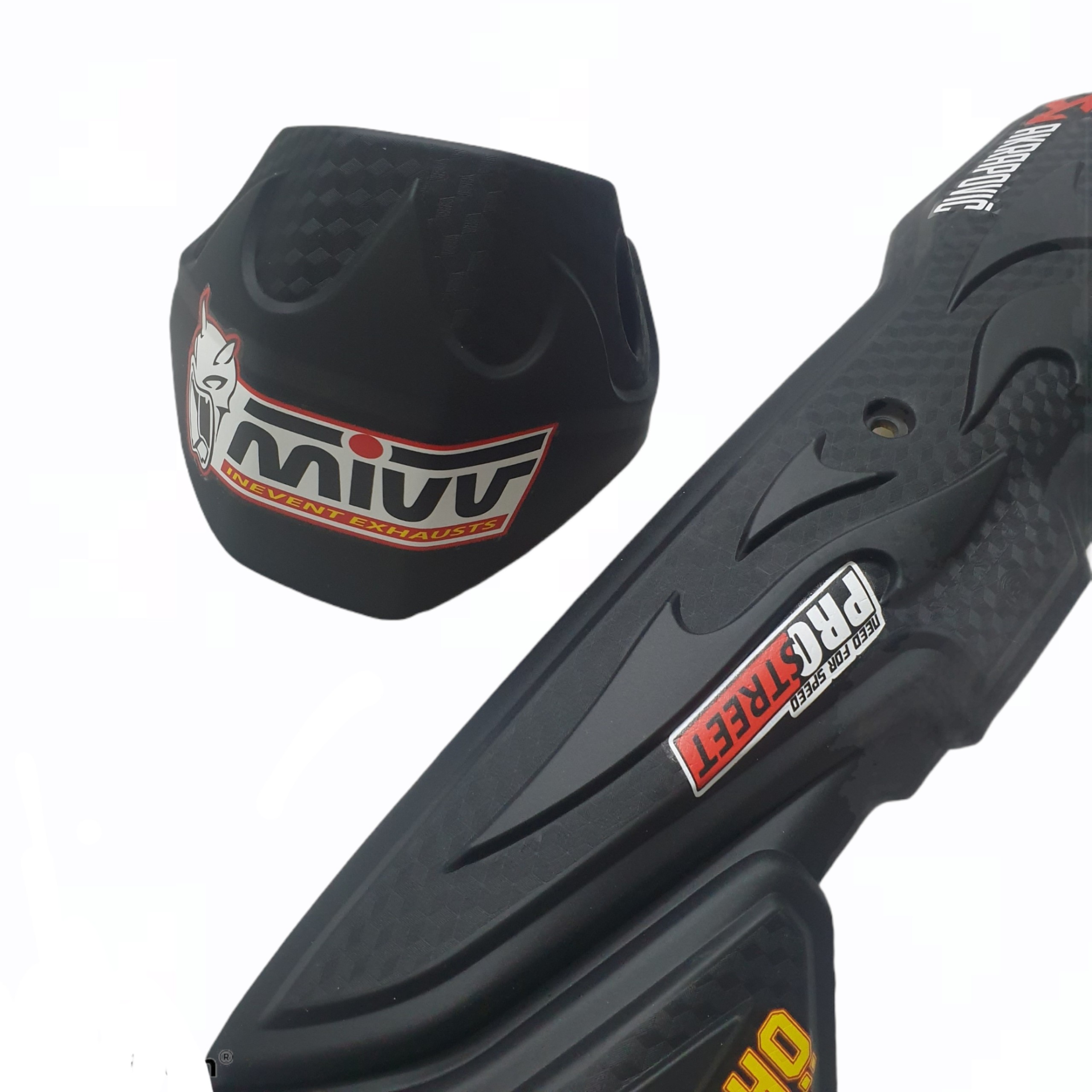 Bộ Hai Món Che Pô Exciter 155 VVA đen nhám