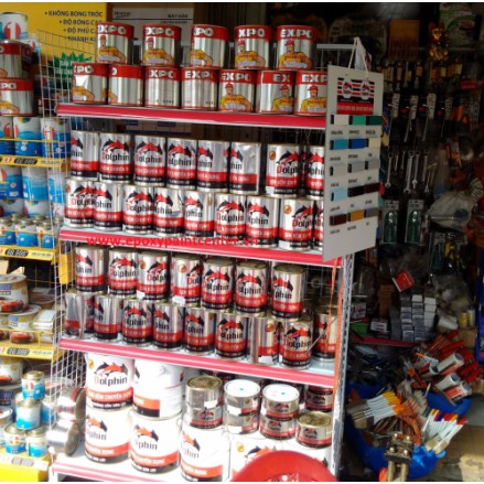 Sơn sắt mạ kẽm dolphin nhiều màu 1kg đẹp ấn tượng