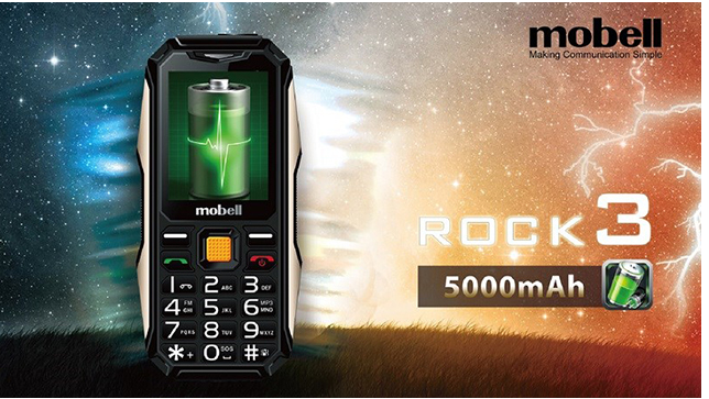 Điện thoại mobell rock 3 - Chính hãng (bảo hành 12 tháng)