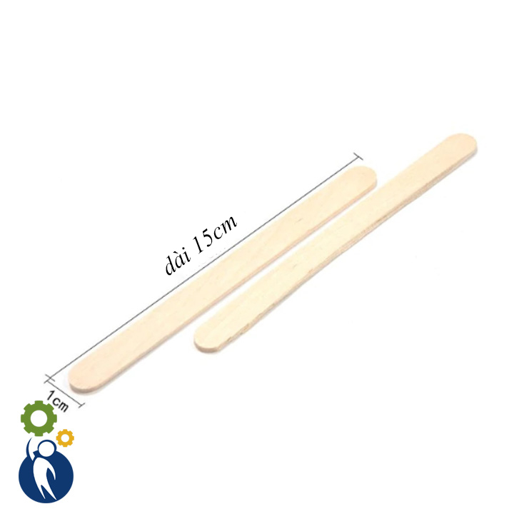 Que gỗ dẹp 14,5cm gói 500g