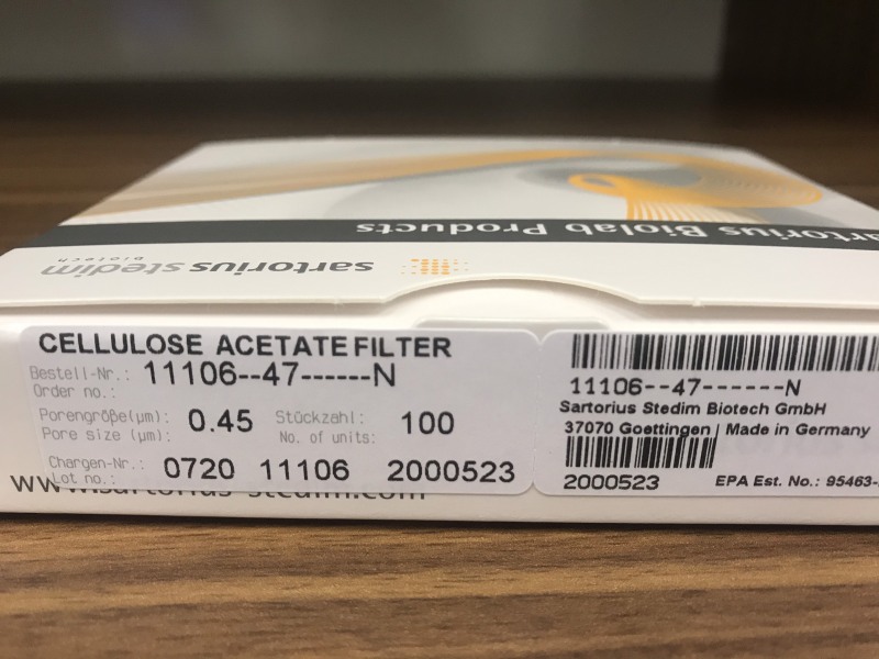 Màng lọc Cellulose Acetate (CA) - Sartorius 11106-47-N