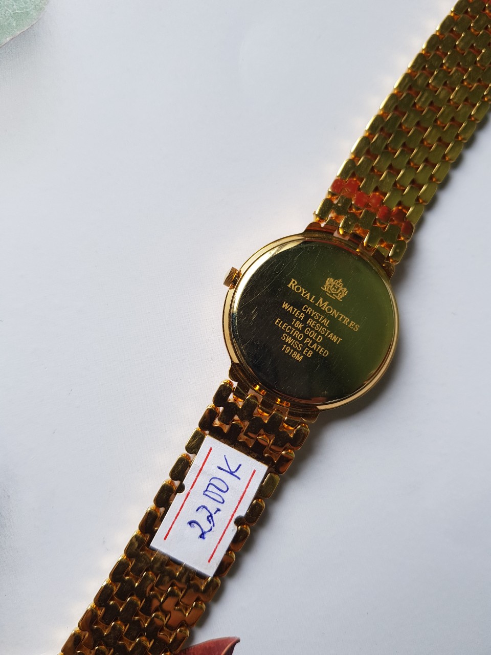 Đồng hồ nữ hiệu BENTLEY hàng si Nhật máy Thụy sĩ bộc vàng 18k mặt tròn cổ  điển size mặt 30mm - MixASale