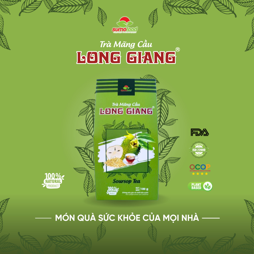 Trà mãng cầu Long Giang túi 100g
