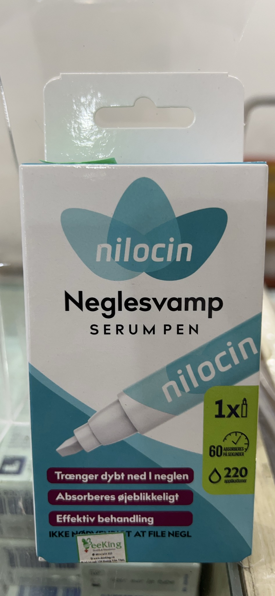 NILOCIN 3ML. BÚT SERUM ĐẶC TR.I BỆNH NẤM MÓNG.
